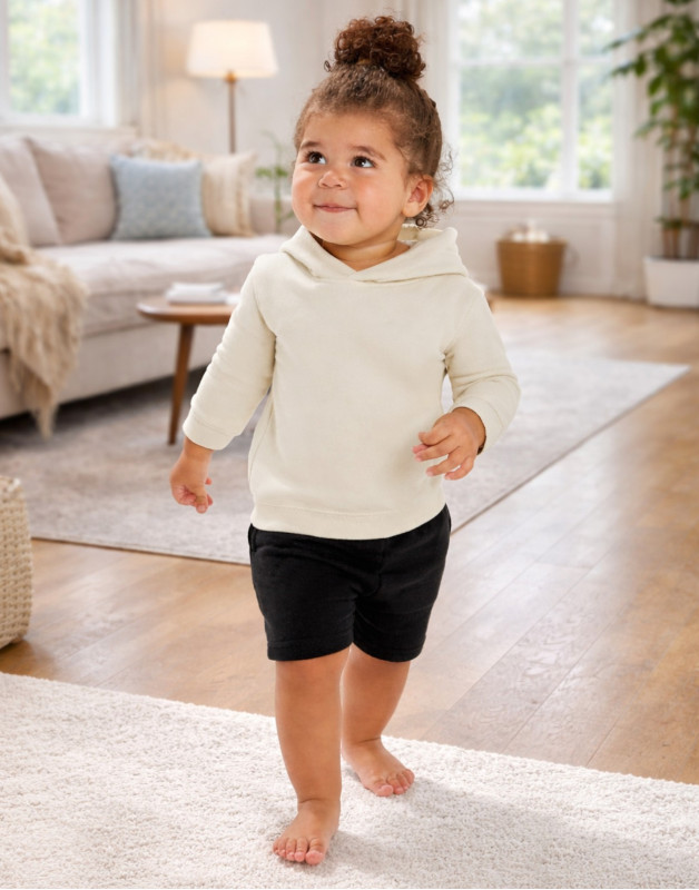 BZ63 - Babybugz - Sweat à capuche bébéBZ63 - Babybugz - Hoodie Essentiel BébéBABYBUGZ